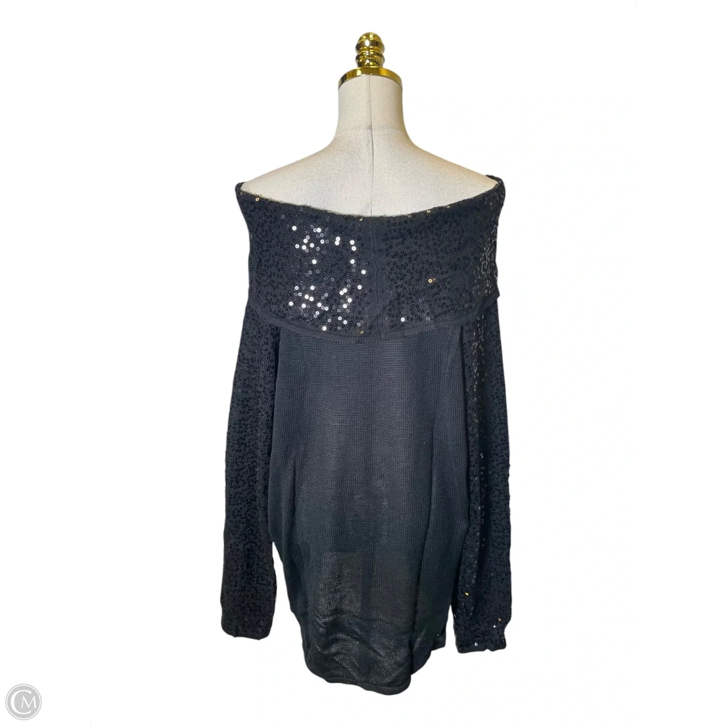 Sweatshirt Collar By Iman In Black, Size: 3x