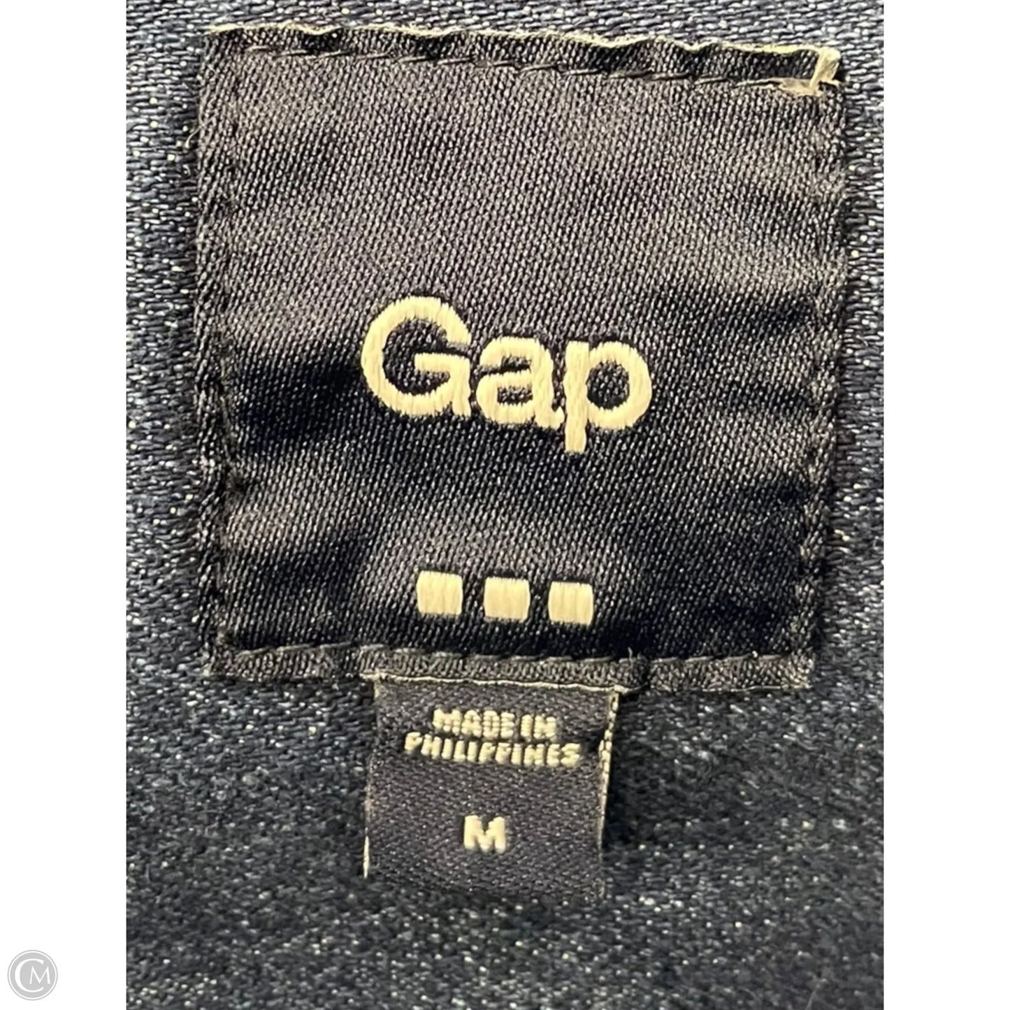 Jacket Denim By Gap In Blue Denim, Size: 0
