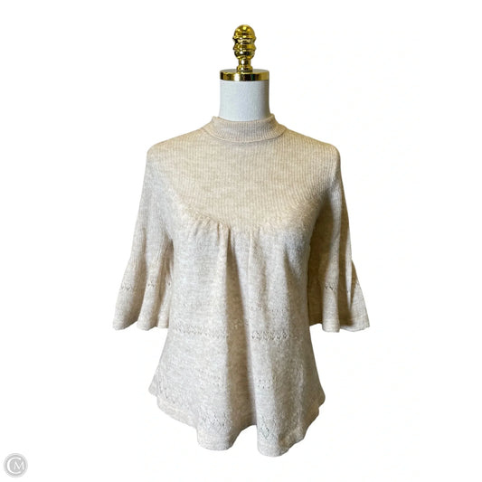 Sweater By Anthropologie In Beige, Size: S
