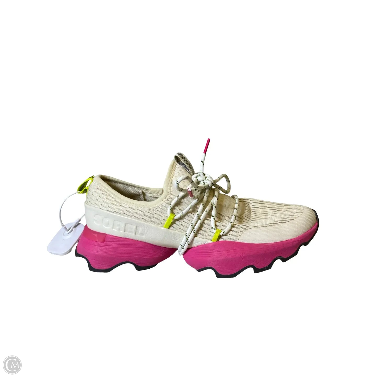 Shoes Athletic By Sorel In Cream & Pink, Size: 8