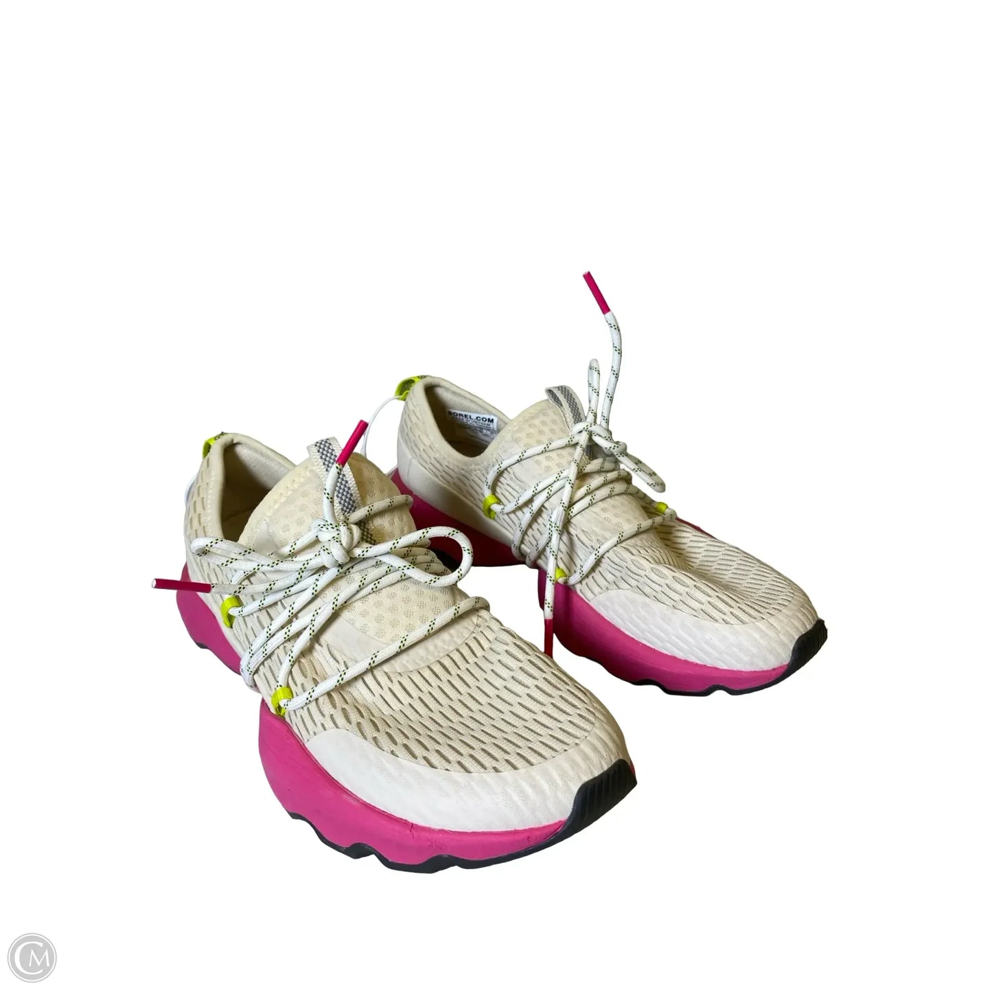 Shoes Athletic By Sorel In Cream & Pink, Size: 8