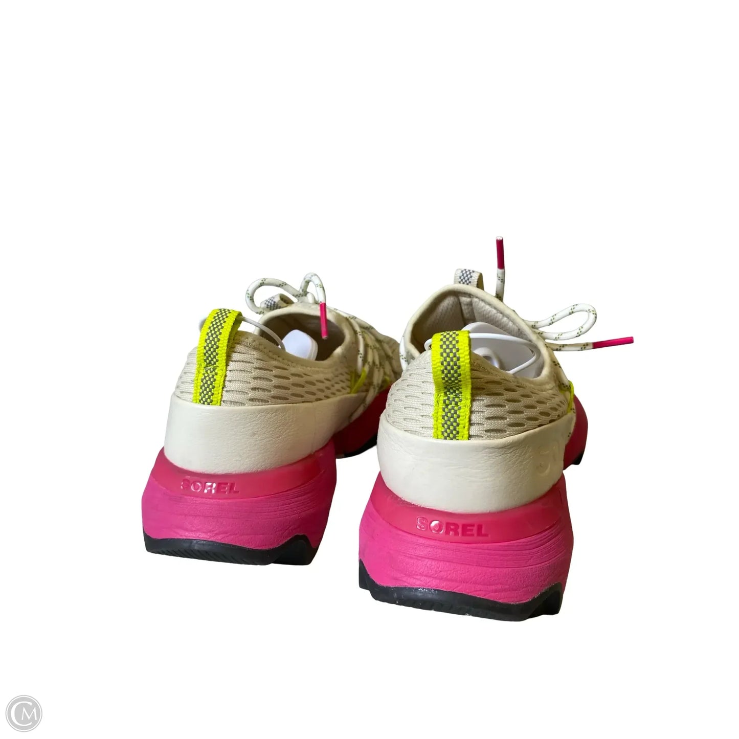 Shoes Athletic By Sorel In Cream & Pink, Size: 8