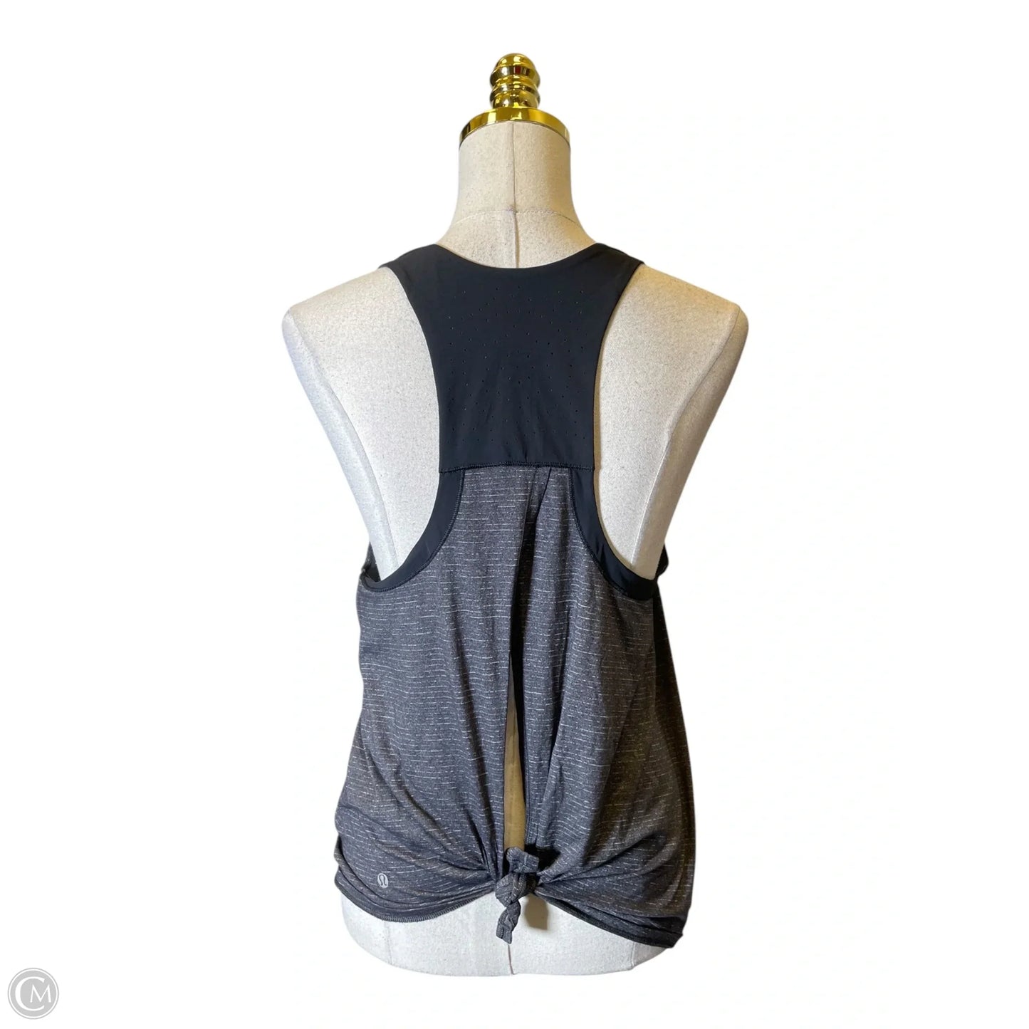 Athletic Tank Top By Lululemon In Grey, Size: M