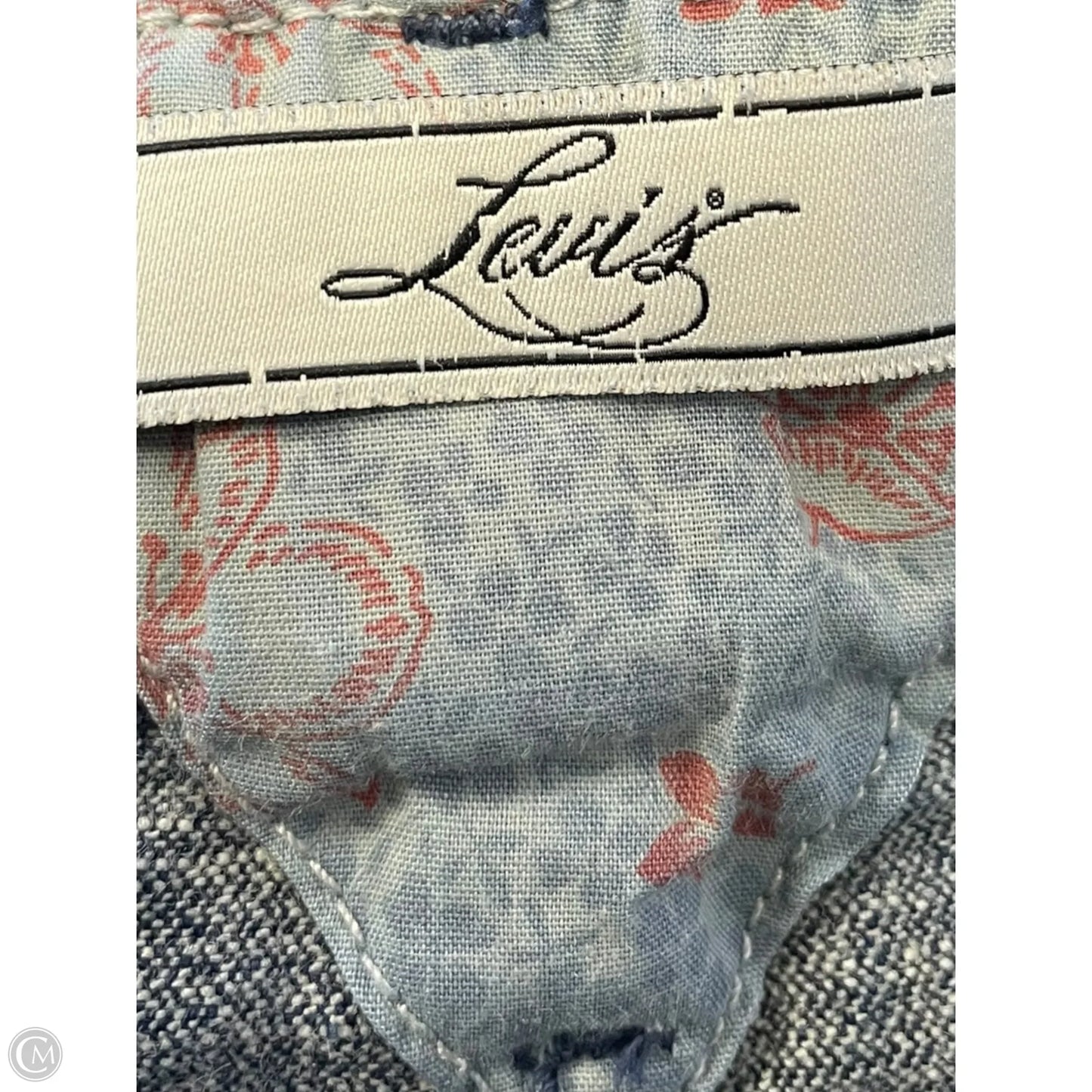 Jeans Cropped By Levis In Blue Denim, Size: 10