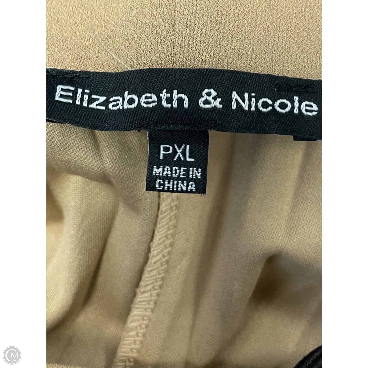 Skirt Midi By Clothes Mentor In Beige, Size: Xl