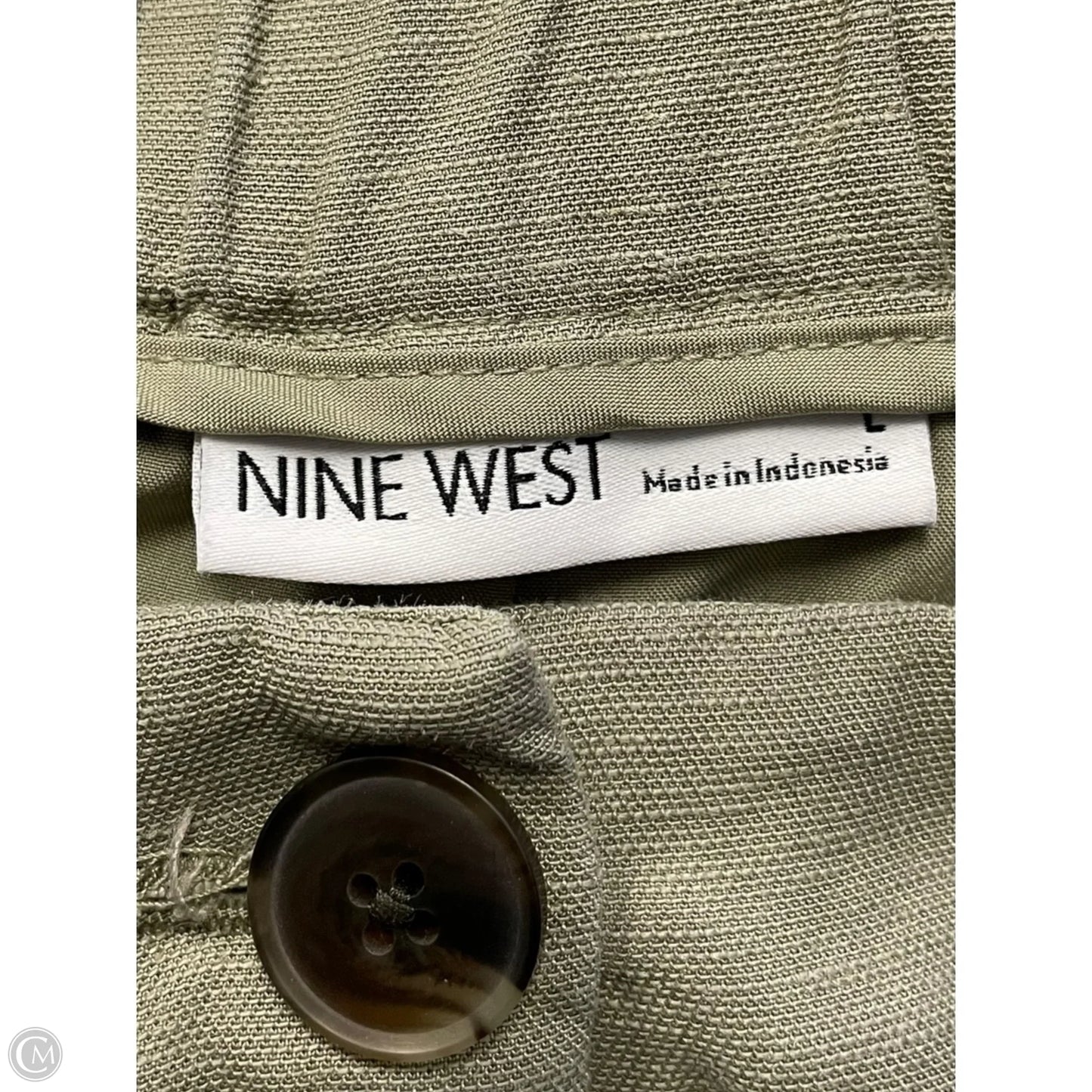 Pants Wide Leg By Nine West In Green, Size: 14