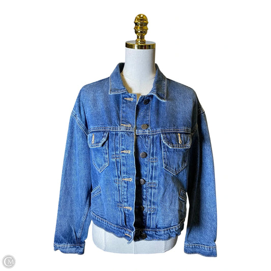 Jacket Denim By Gap In Blue Denim, Size: M