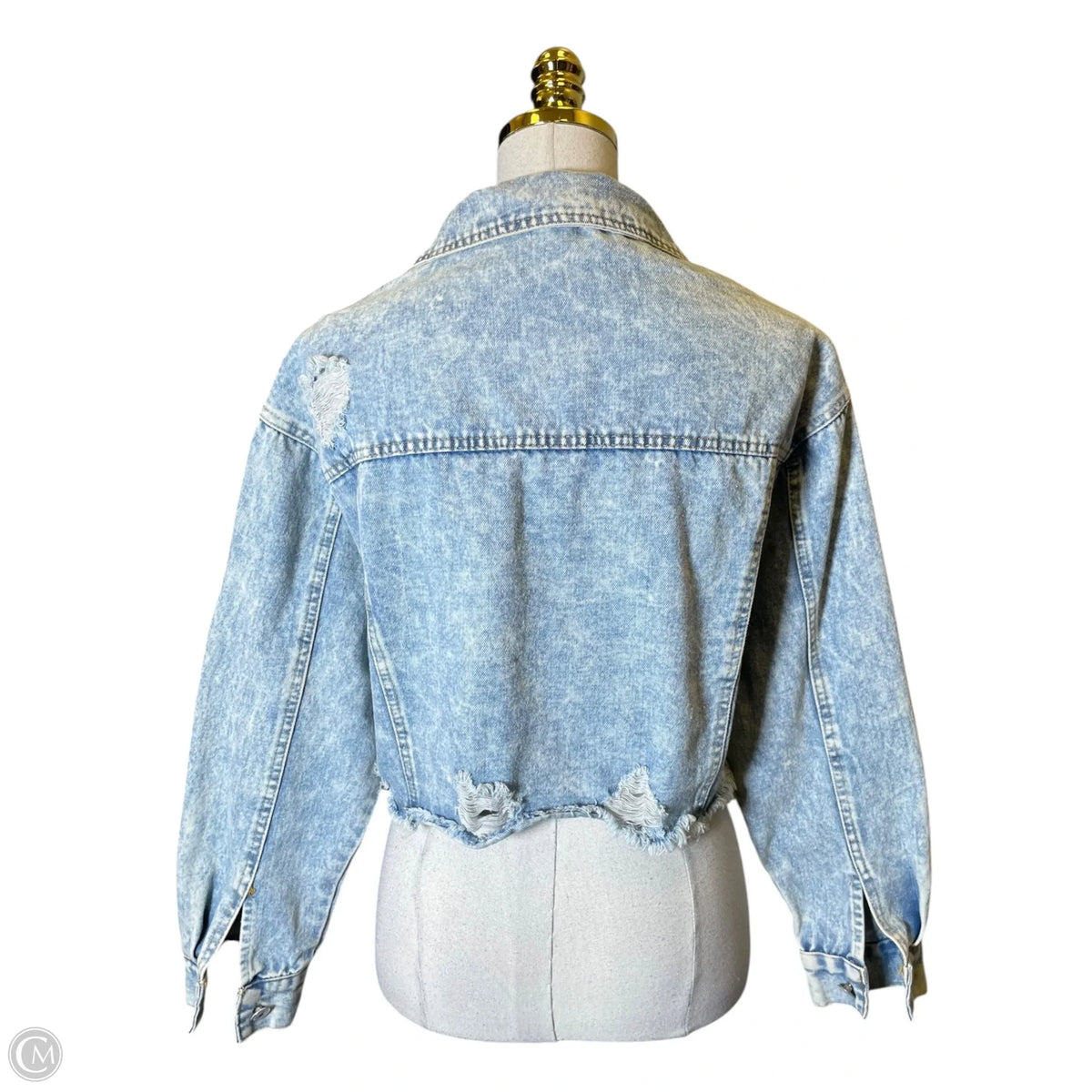 Jacket Denim By Cmc In Blue Denim, Size: S