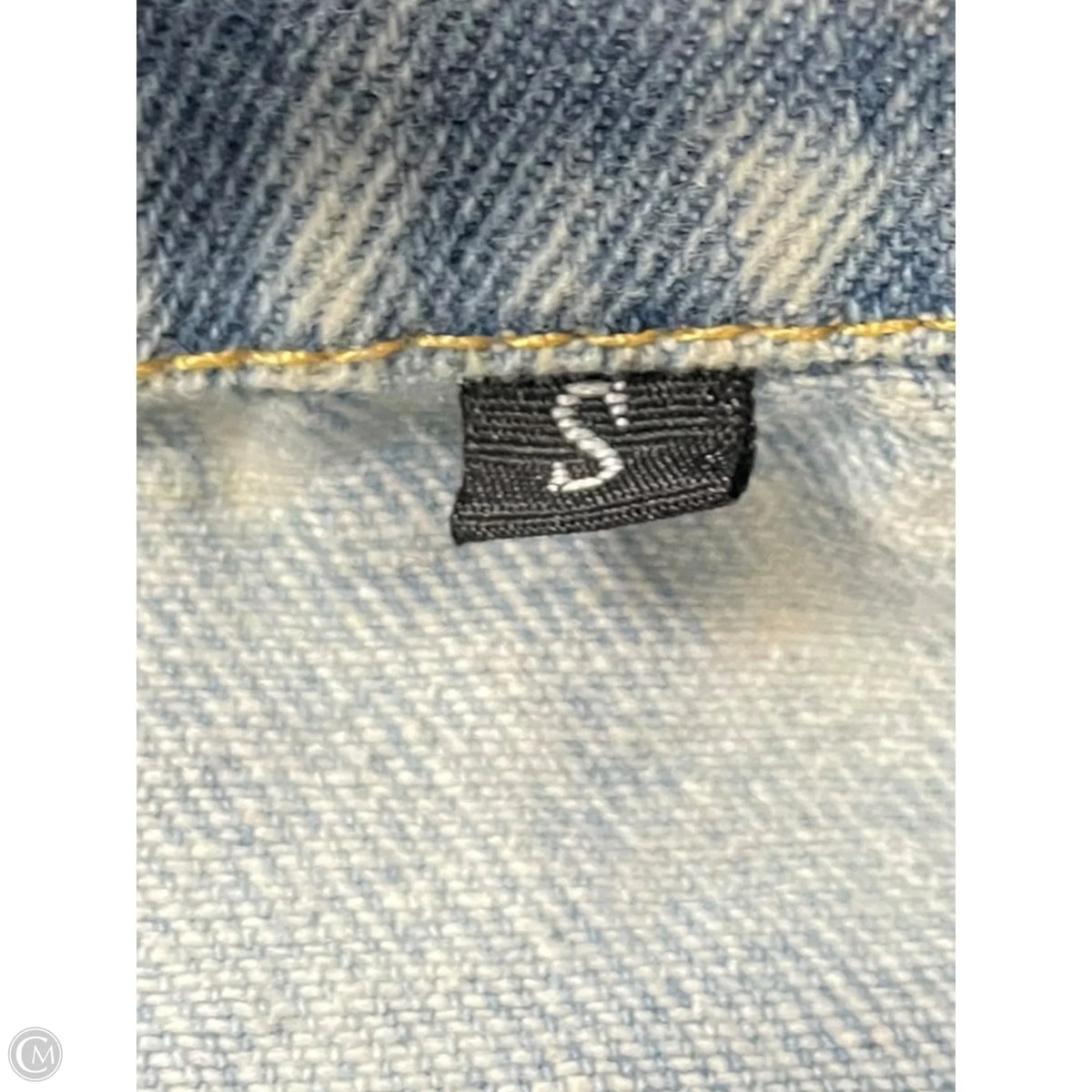 Jacket Denim By Cmc In Blue Denim, Size: S