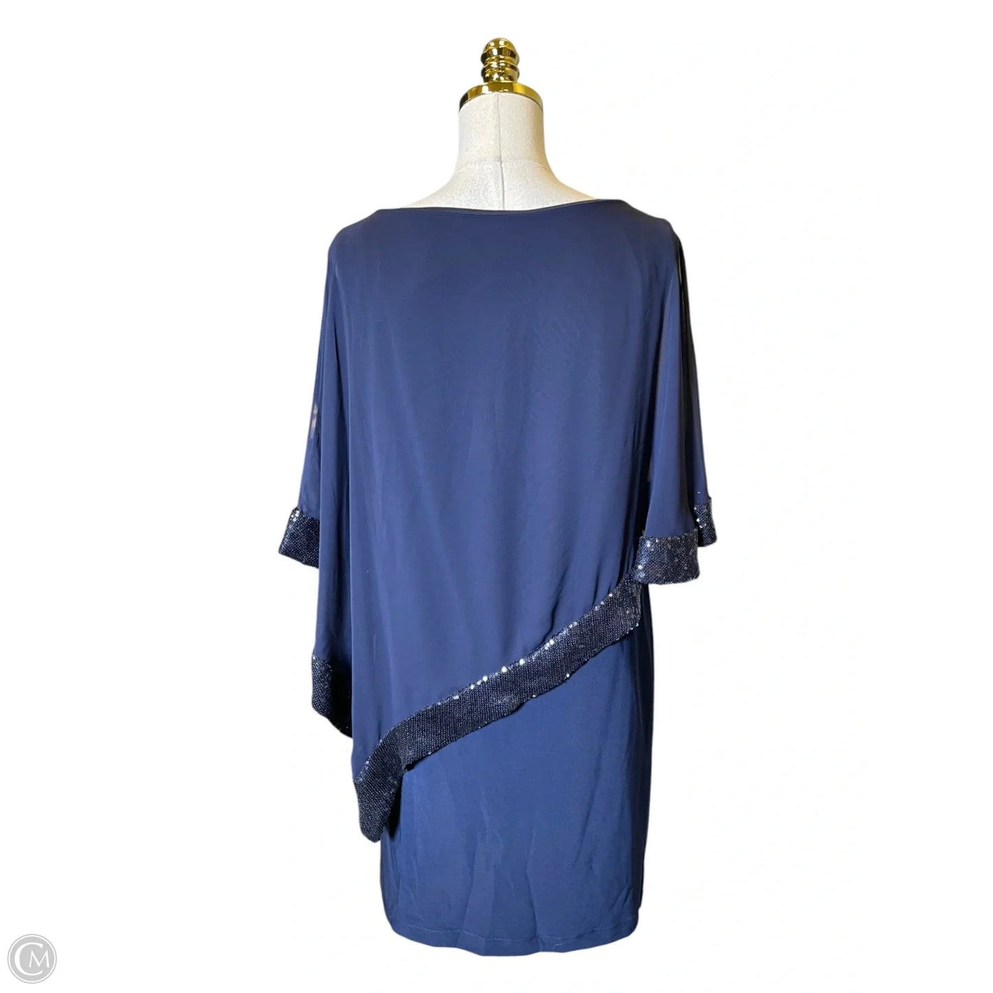 Dress Designer By Xscape In Navy, Size: L