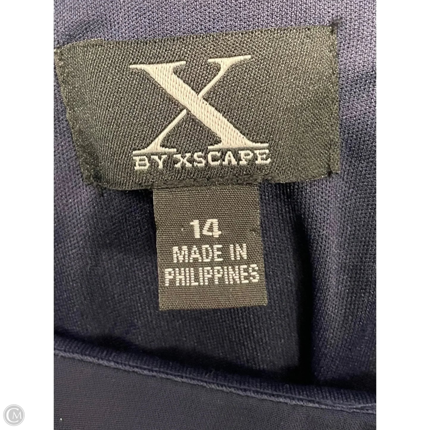 Dress Designer By Xscape In Navy, Size: L