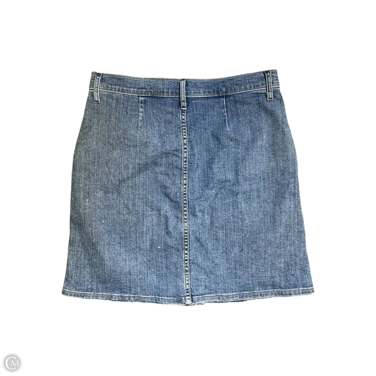 Skirt Midi By Gap In Black Denim, Size: 4