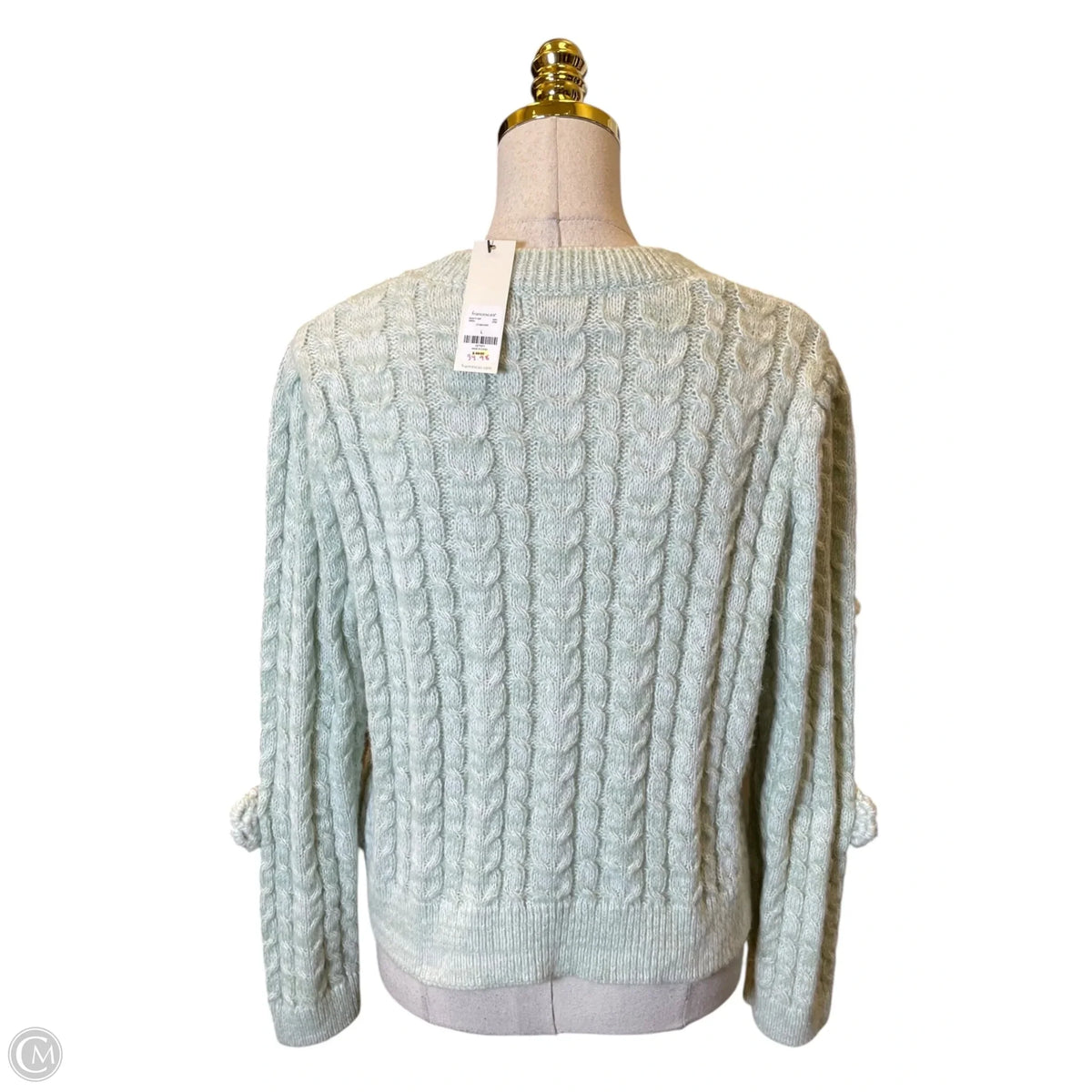 Sweater By Francesca’s In Green, Size: L