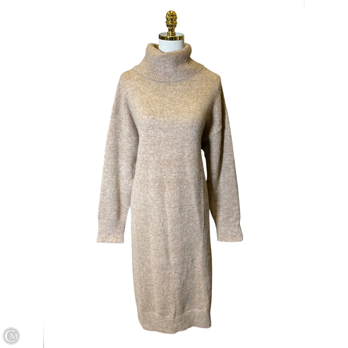 Dress Sweater By Bluivy In Beige, Size: L