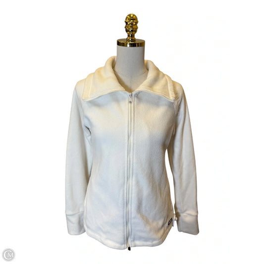 Sweater Cardigan By Calvin Klein In Cream, Size: S