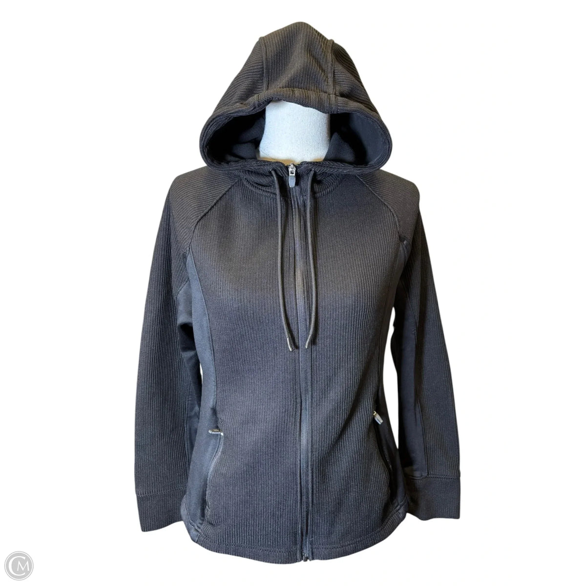 Athletic Jacket By Clothes Mentor In Black, Size: M