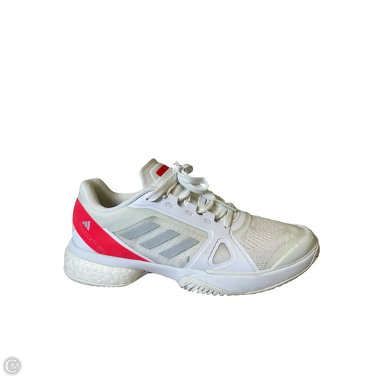 Shoes Athletic By Adidas In Pink & White, Size: 6.5