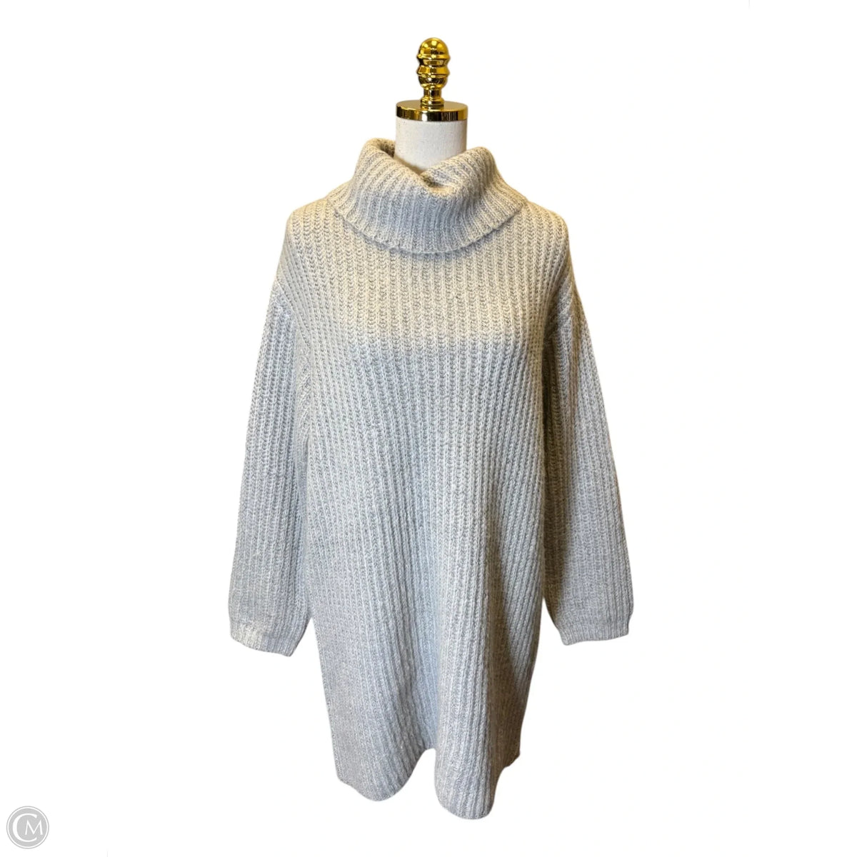 Dress Sweater By Francesca’s In Grey, Size: M