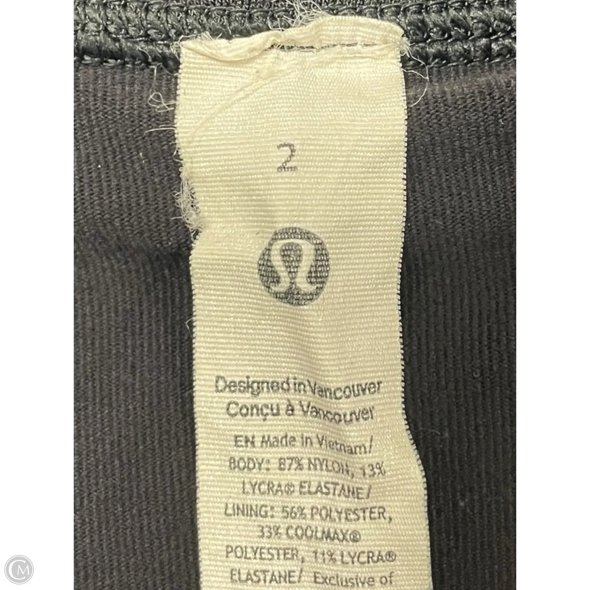 Jacket Denim By Lululemon In Black, Size: Xs