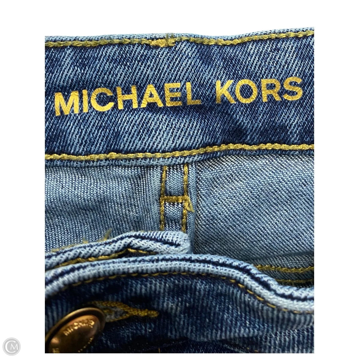 Jeans Designer By Michael Kors In Blue Denim, Size: 14