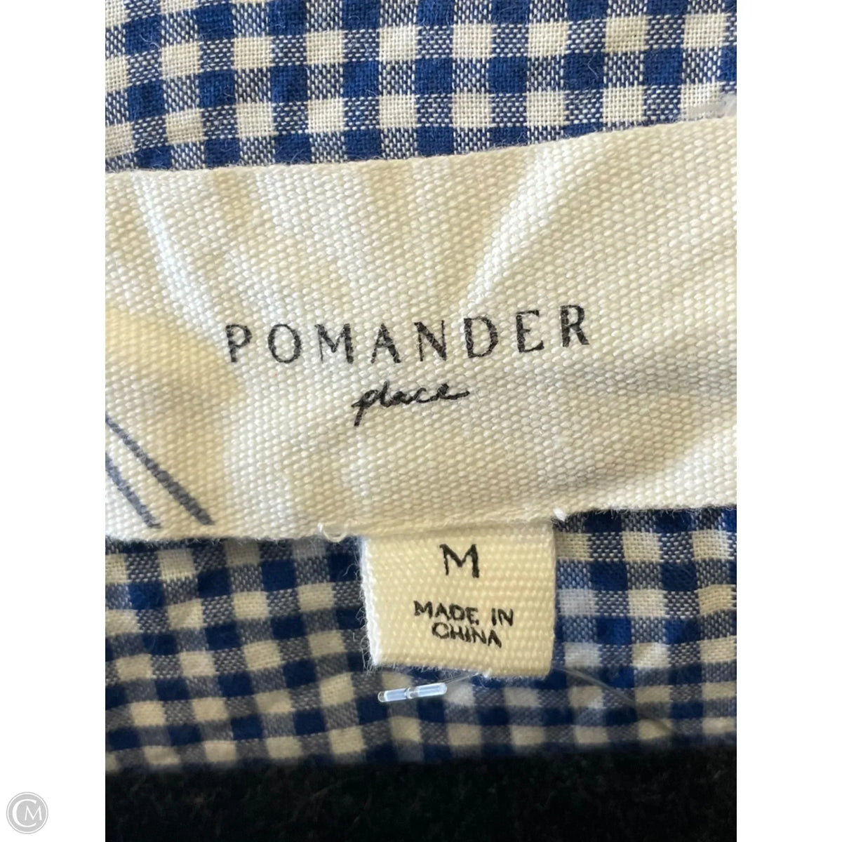 Dress Designer By Pomander Place In Blue & White, Size: M