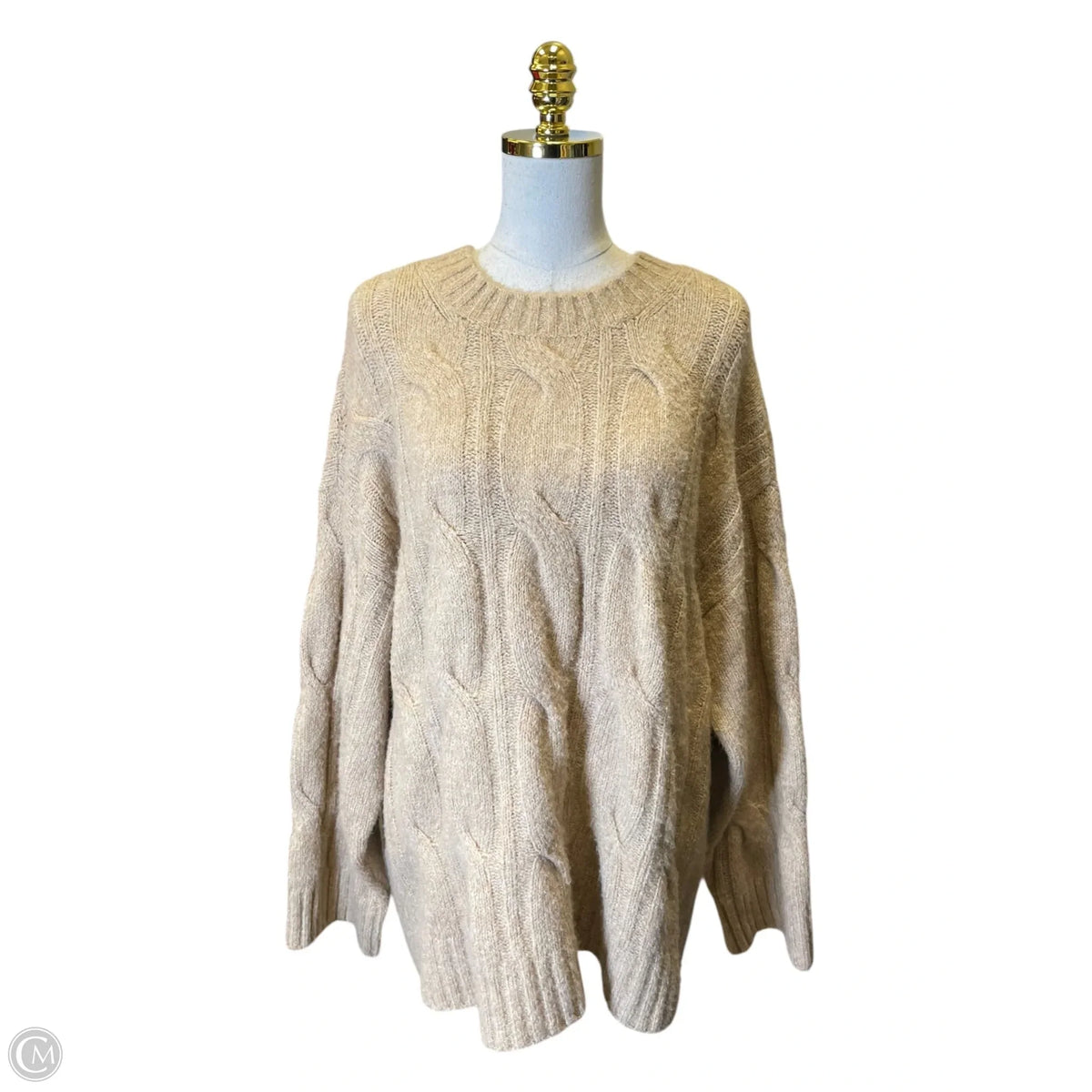 Sweater By American Eagle In Beige, Size: Xl
