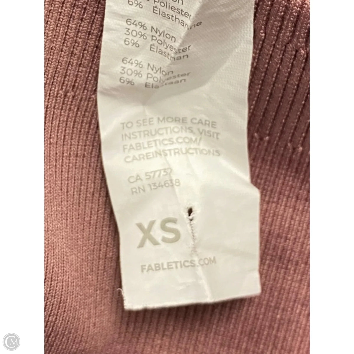 Athletic Leggings By Fabletics In Pink, Size: Xs
