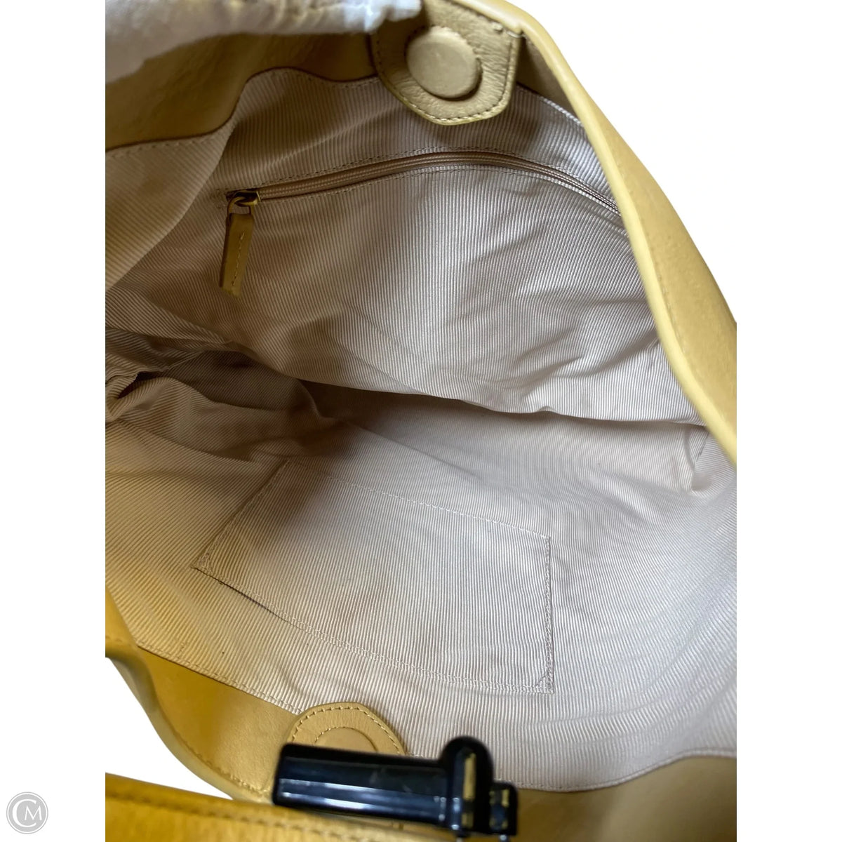 Handbag Leather By Clothes Mentor, Size: Medium