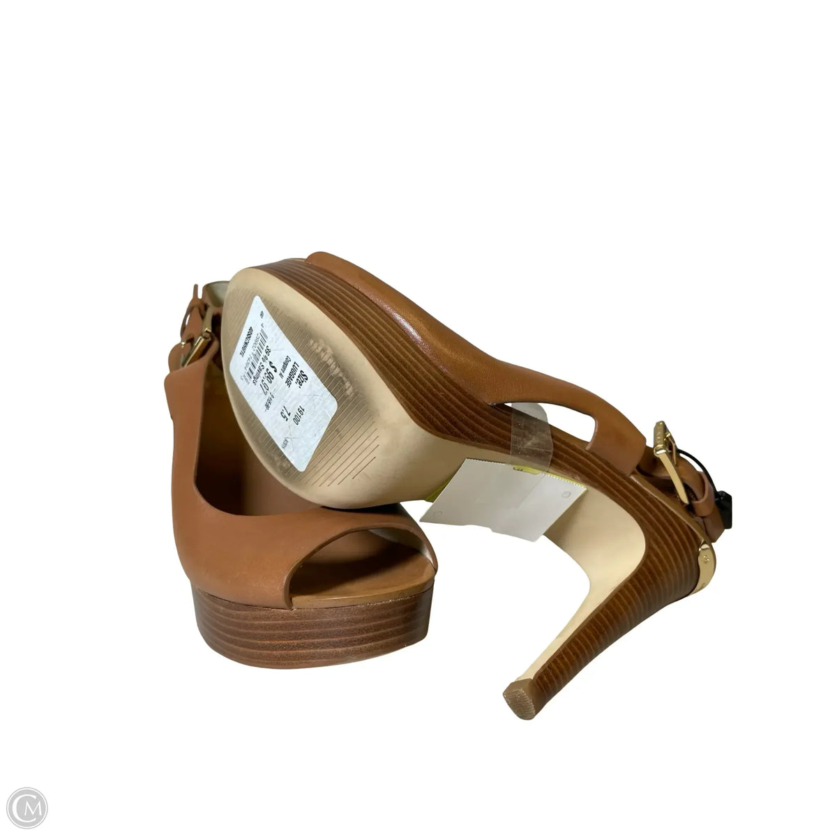 Sandals Designer By Michael Kors In Brown, Size: 7.5