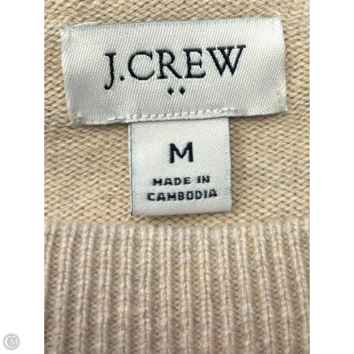 Sweater By J. Crew In Cream, Size: M