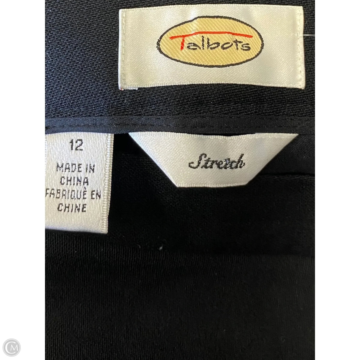 Skirt Maxi By Talbots In Black, Size: 12