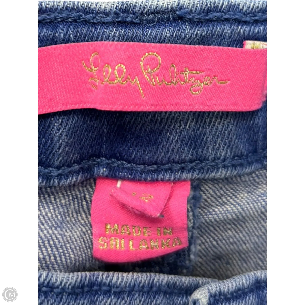 Jeans Designer By Lilly Pulitzer In Blue Denim, Size: 12