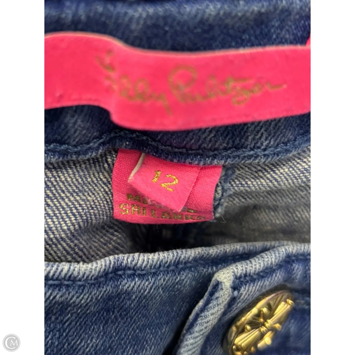 Jeans Designer By Lilly Pulitzer In Blue Denim, Size: 12