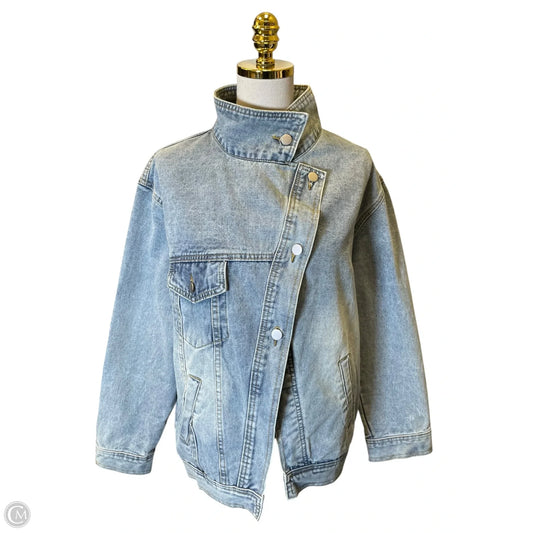 Jacket Denim By Clothes Mentor In Blue Denim, Size: M