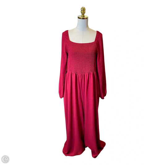 Jumpsuit By Dokotoo In Red, Size: 2x