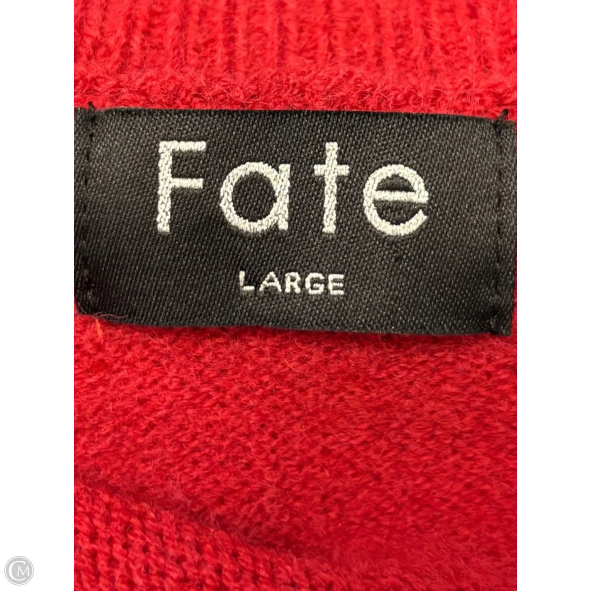 Sweater By Fate In Red, Size: L