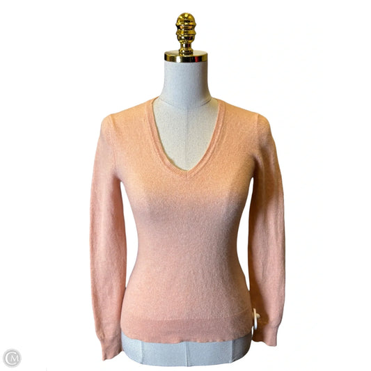 Sweater Cashmere By Lord And Taylor In Orange, Size: M