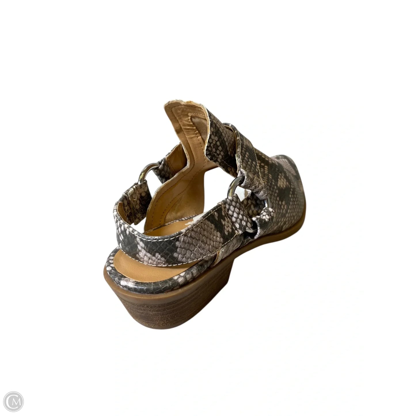 Boots Ankle Heels By Crown Vintage In Animal Print, Size: 6.5