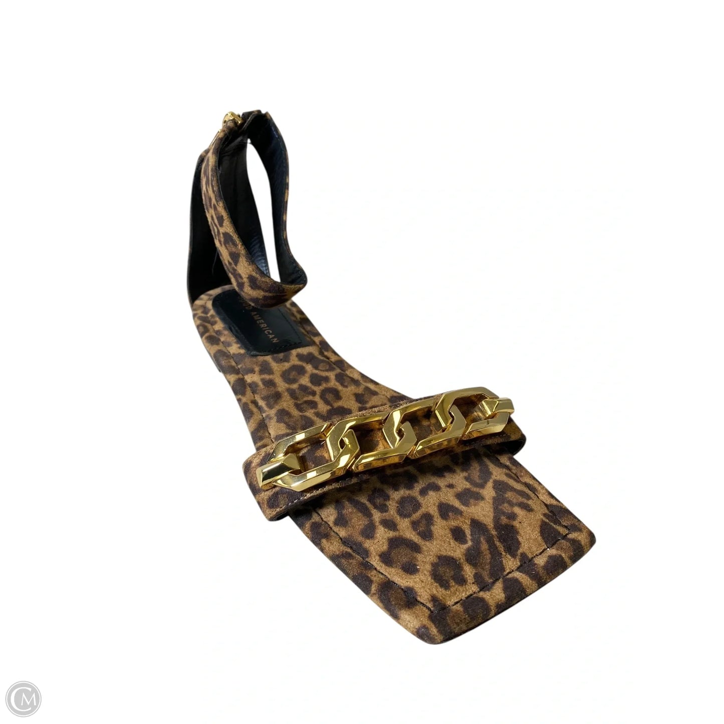 Sandals Flats By Good American In Animal Print, Size: 10