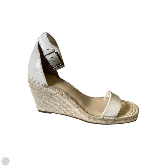 Shoes Heels Wedge By Vince Camuto In Cream, Size: 10