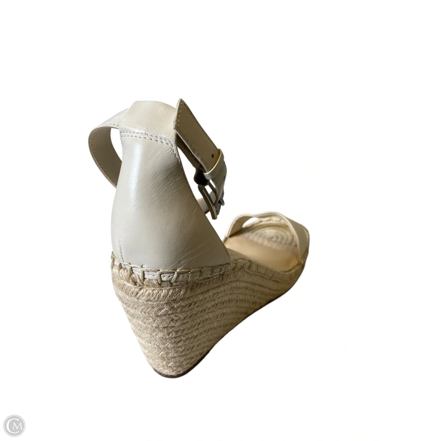 Shoes Heels Wedge By Vince Camuto In Cream, Size: 10