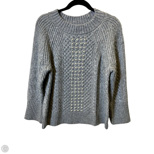 Sweater By Soft Surroundings In Grey & White, Size: S