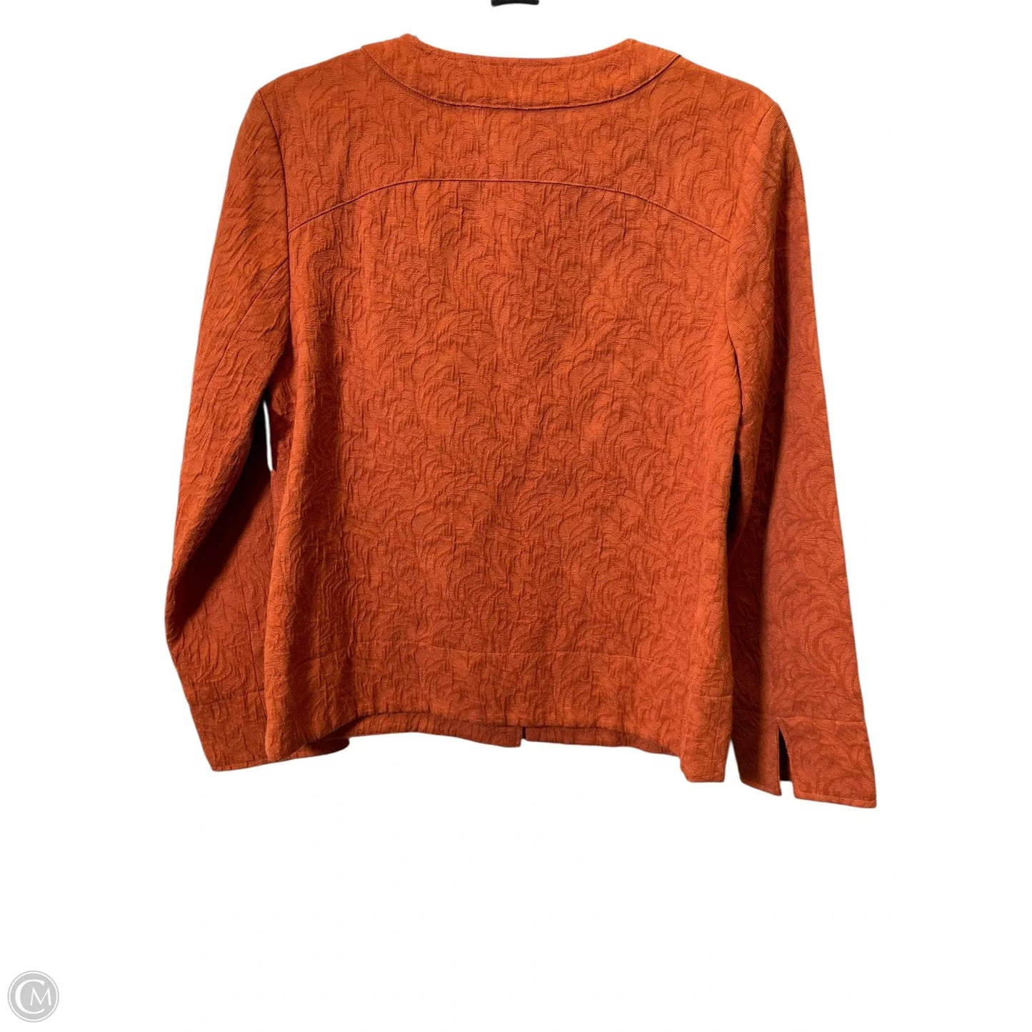 Jacket Moto By Clothes Mentor In Orange, Size: M