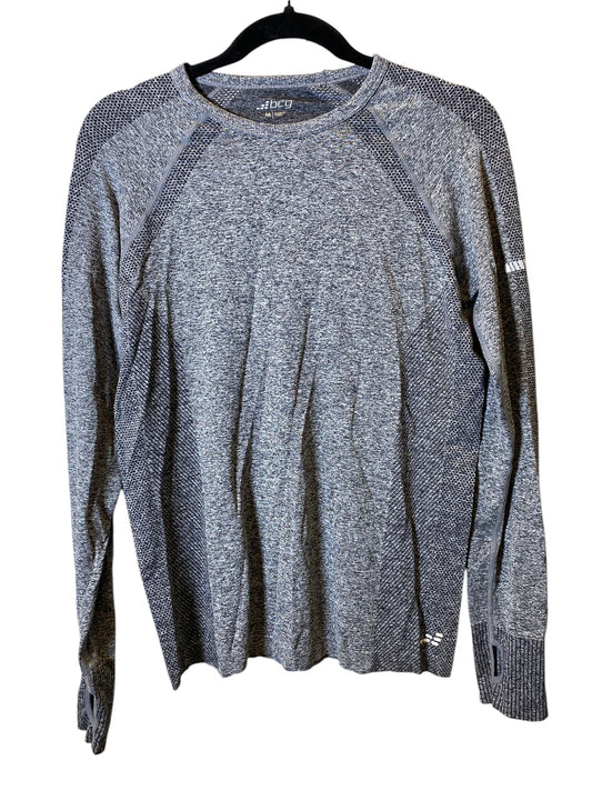 Athletic Top Long Sleeve Crewneck By Bcg In Grey, Size: M