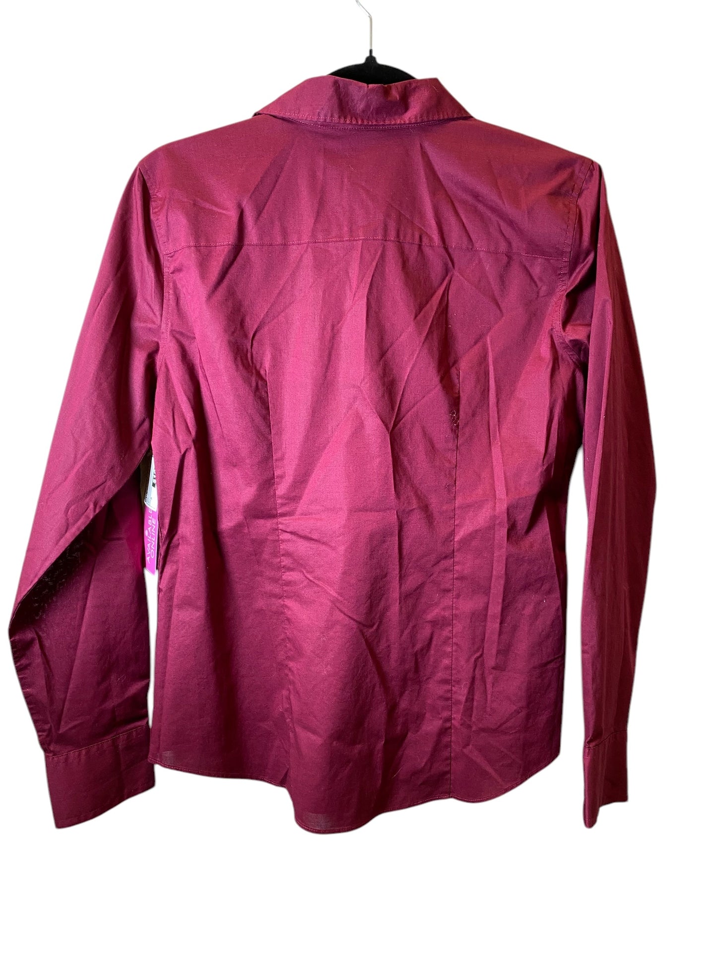 Top Long Sleeve By Liz Claiborne In Red, Size: M