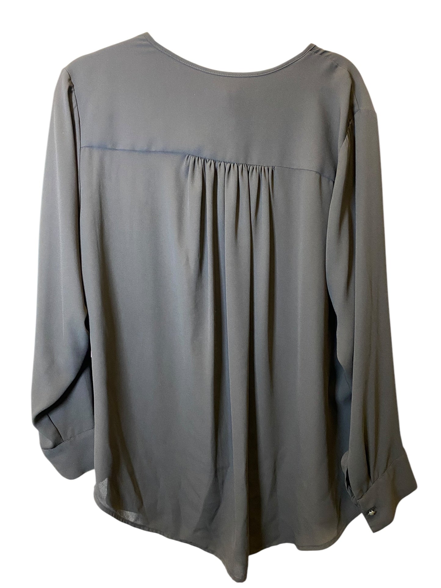 Top Long Sleeve By Premise Studio In Black, Size: 1x