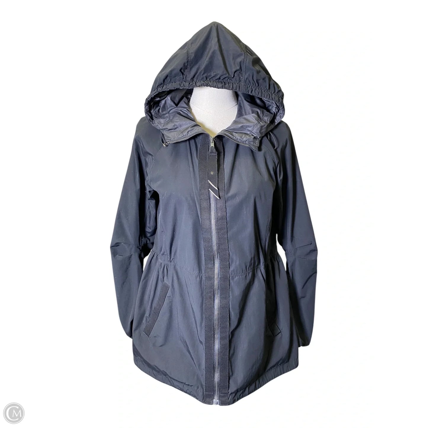 Coat Raincoat By Lululemon In Black, Size: M