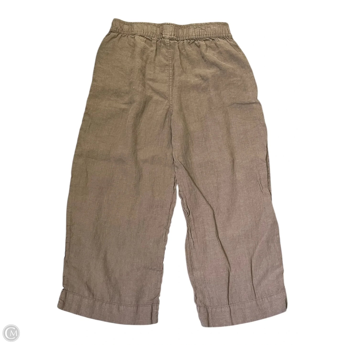 Pants Linen By Tahari In Brown, Size: 12