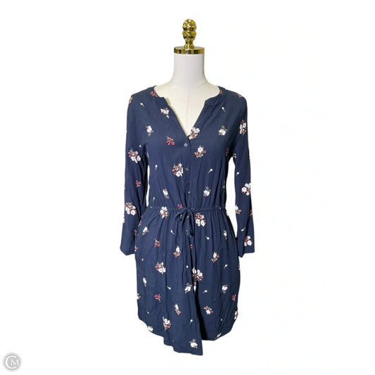 Dress Casual Midi By Loft In Multi-colored, Size: M