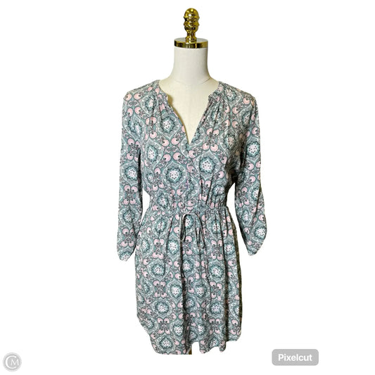 Dress Casual Midi By Loft In Multi-colored, Size: M